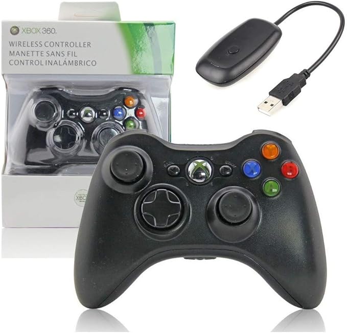 Controle Gamepad Xbox 360 Universal Preto