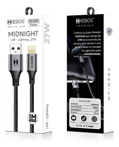 Cabo Hrebos USB-A Lightning CB-2191