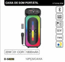 Caixa de Som Grased D-S4239 - LED