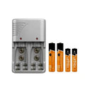 Carregador de Pilha Lehmox LEY-2053 Silver