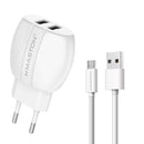 Carregador H'maston Micro-USB V8 30W Y51-1 Branco
