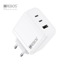 Carregador Hrebos Premium Lightning 65w Crg-504i