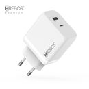 Fonte Hrebos Premium Usb-c Usb-a 45w Crg-502