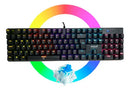 Teclado Gamer Mecânico Knup Madset RGB TE114 Preto