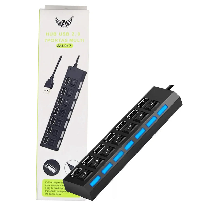 Adaptador Hub USB 7 Portas Altomex AU-017