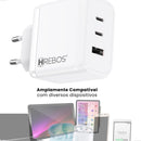 Carregador Hrebos Premium Usb-c 65w Turbo Crg-504c