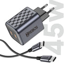 Carregador Hrebos Premium USB-C USB-C 45w Crg-218c