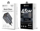 Carregador Hrebos Premium USB-C USB-C 45w Crg-218c