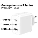 Carregador Hrebos Premium Usb-c 65w Turbo Crg-504c