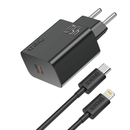Carregador Hrebos Premium Lightning 45w Crg-226i