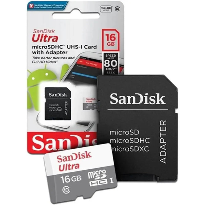Cartao De Memoria 16GB Sandisk Classe 10