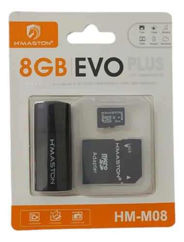 Cartão de Memória HMASTON 8GB HM-M08