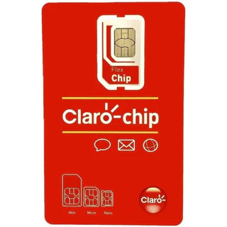 Chip Claro Pre Pago Recarga Inclusa