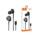 Fone de Ouvido Hmaston USB-C Ear 01 Com Fio