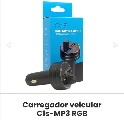 Fonte Veicular C1S RGB Usb-a
