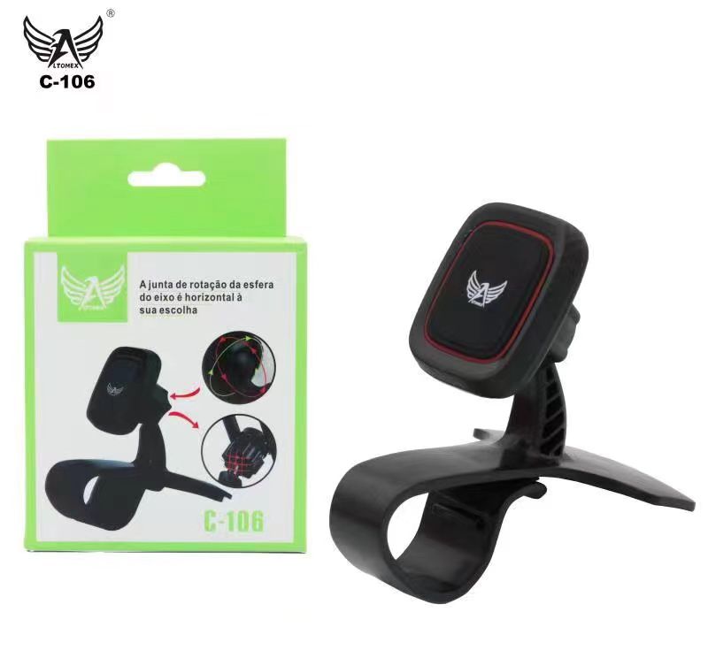 Suporte de Celular Veicular Ltomex C-106 Preto