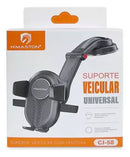 Suporte de Celular Veicular H'maston CJ-58 Preto